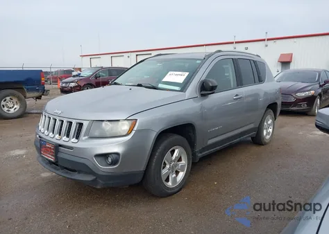 2015 Jeep Compass Sport из США, поврежденный, VIN 1C4NJCBA2FD397173